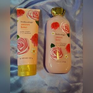 Bodycology Brand Sweet Love Body Wash And Body Cream Set